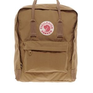 Brown FjallRaven Kanken backpack